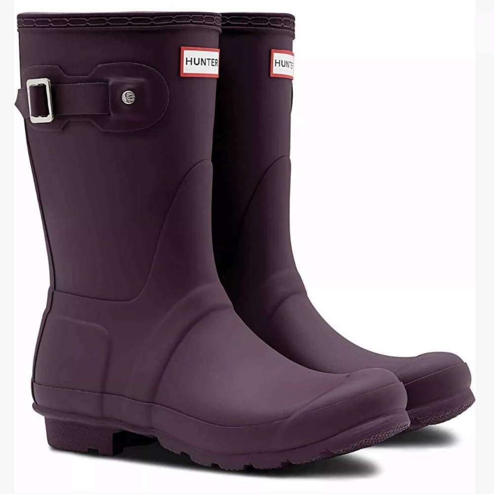 Brand new Hunter original short matte rain boots - Picture 8 of 8